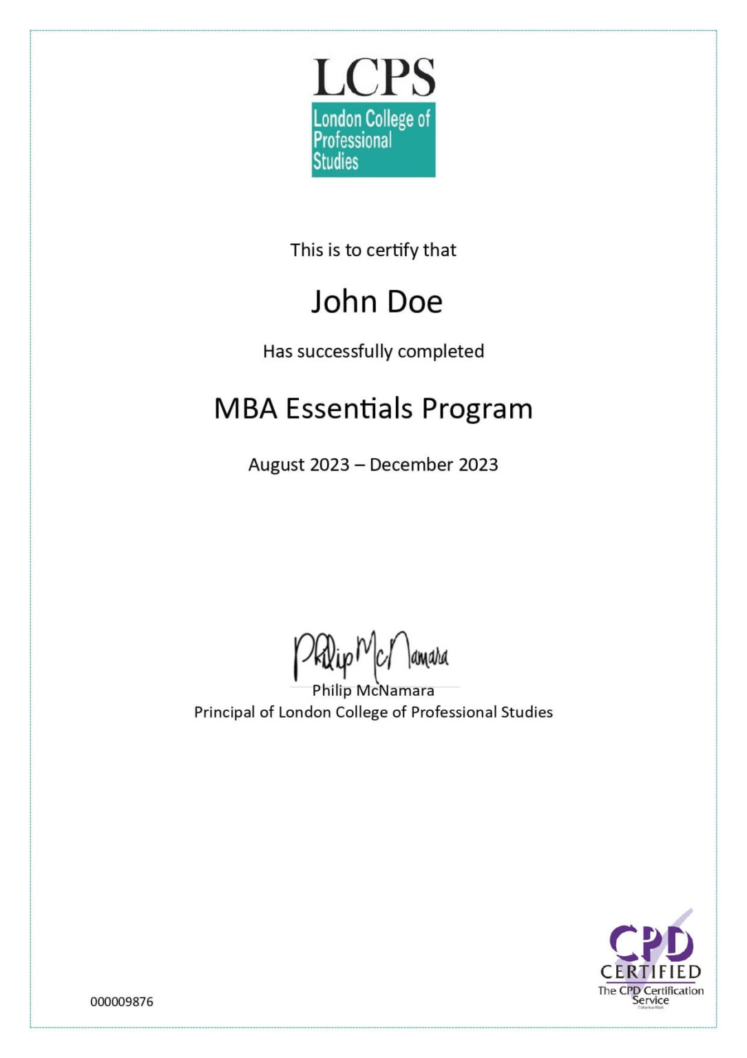 MBA Essentials - LCPS