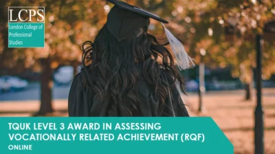 TQUK Level 3 Award in Assessing Vocationally Related Achievement (RQF)